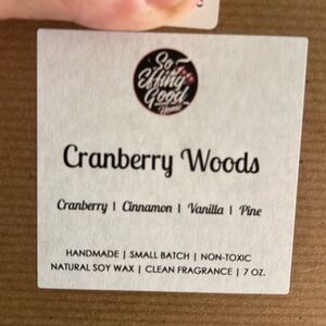 Handmade soy wax 7 oz candle.